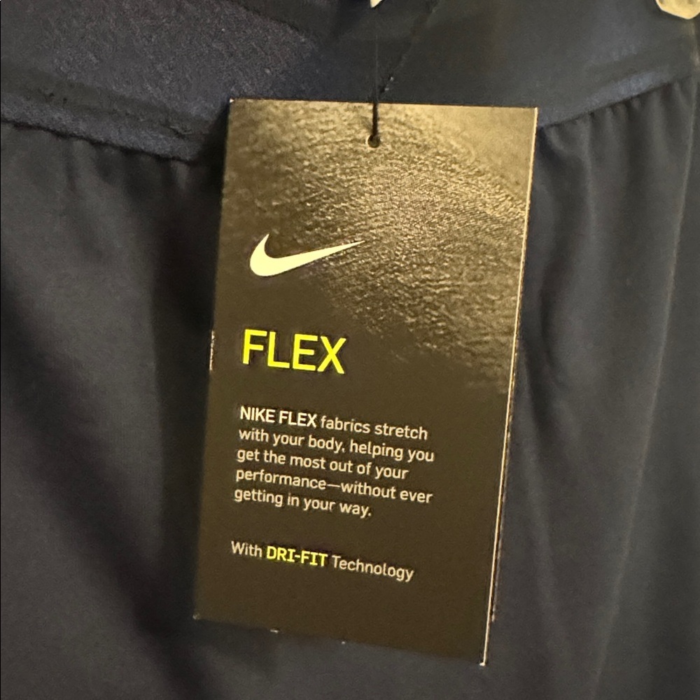 Nike Navy Blue Tennis Skirt with White Trim - Picture 3 of 5